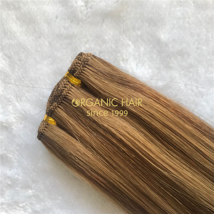 Customized piano#4/8 full cuticle hand tied wefts with affordable price A164